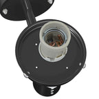 Outdoor Wall Light 2 pcs Black 28 x 25 x 38 cm