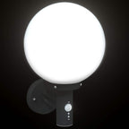 Outdoor Wall Light 2 pcs Black 28 x 25 x 38 cm