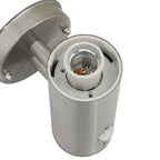 Outdoor Wall Light Silver 15 x 7.5 x 33 cm