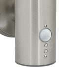 Outdoor Wall Light Silver 15 x 7.5 x 33 cm