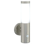 Outdoor Wall Light Silver 15 x 7.5 x 33 cm