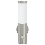 Outdoor Wall Light 2 pcs Silver 15 x 7.5 x 33 cm