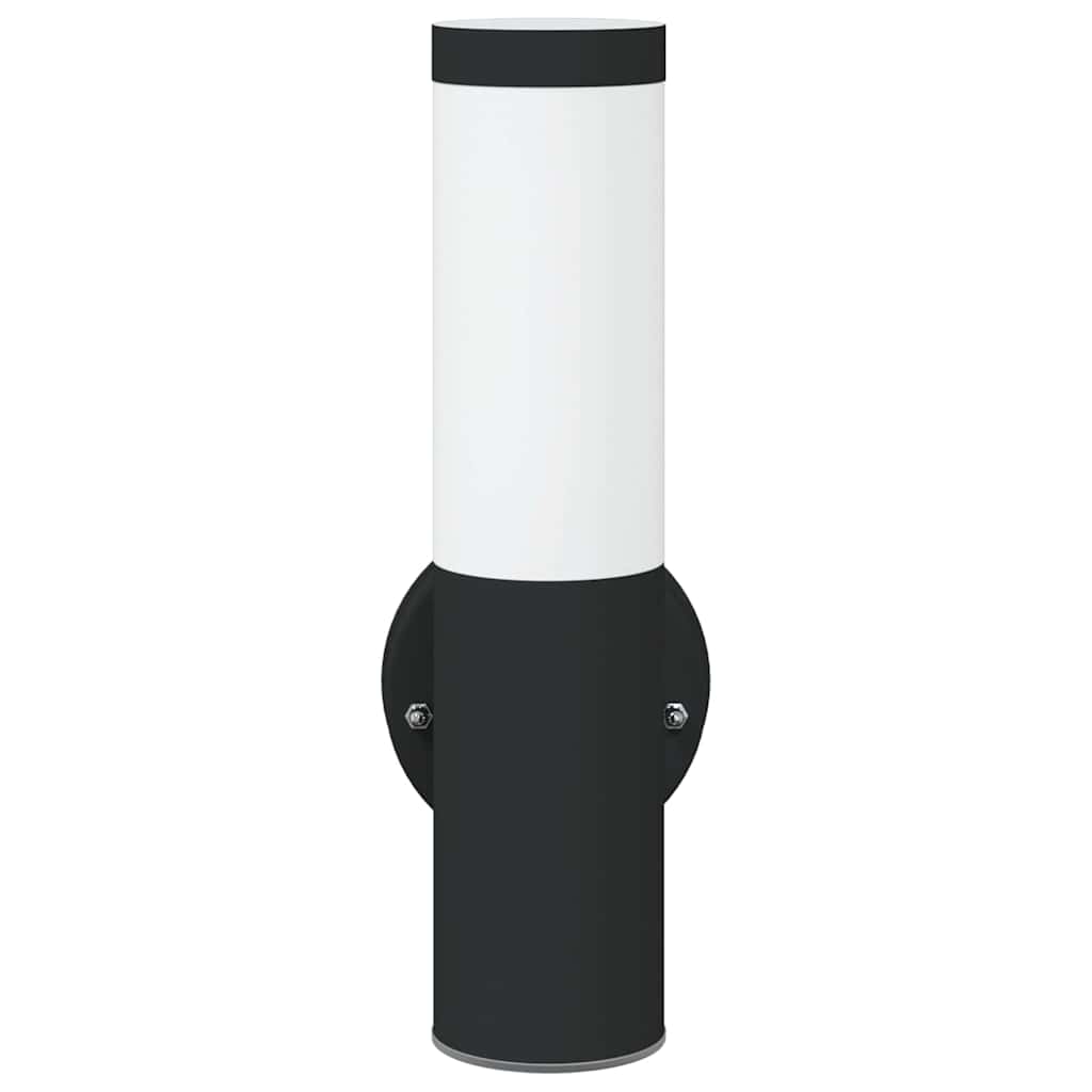 Outdoor Wall Light Black 15 x 7.5 x 33 cm