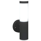 Outdoor Wall Light 2 pcs Black 15 x 7.5 x 33 cm