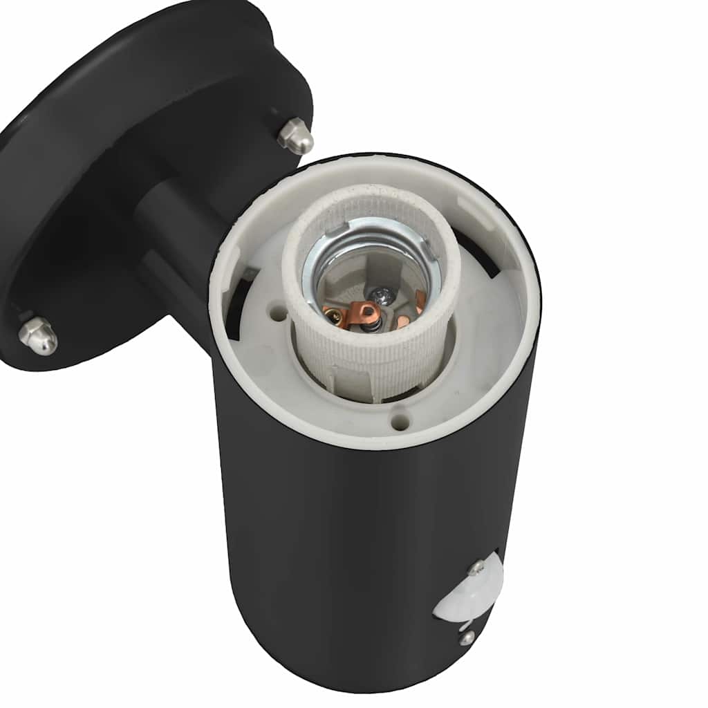 Outdoor Wall Light Black 15 x 7.5 x 33 cm