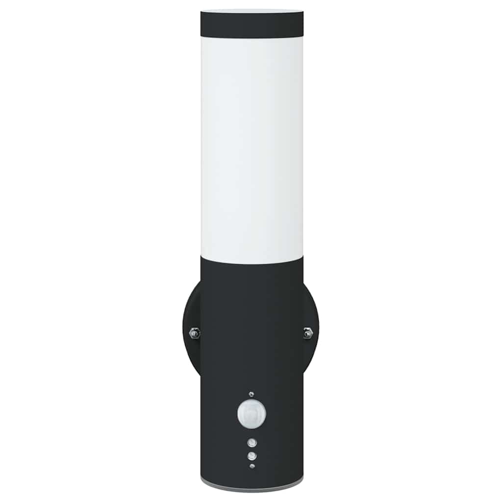 Outdoor Wall Light Black 15 x 7.5 x 33 cm