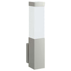 Outdoor Wall Light Silver 10.5 x 6 x 33 cm