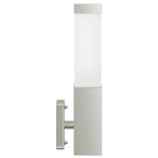 Outdoor Wall Light Silver 10.5 x 6 x 33 cm