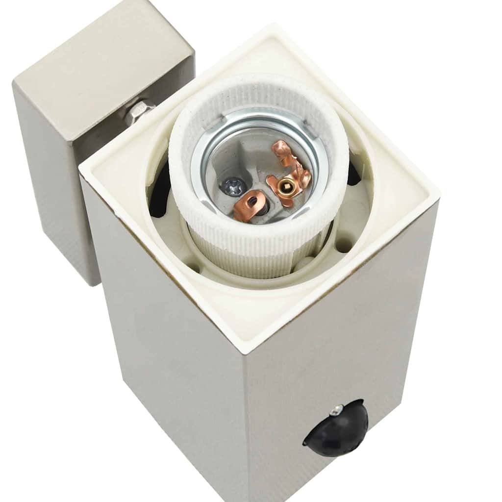 Outdoor Wall Light Silver 10.5 x 6 x 33 cm