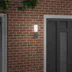 Outdoor Wall Light Silver 10.5 x 6 x 33 cm