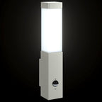 Outdoor Wall Light Silver 10.5 x 6 x 33 cm