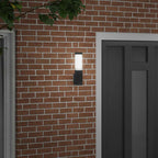 Outdoor Wall Light Black 10.5 x 6 x 33 cm