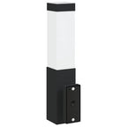 Outdoor Wall Light Black 10.5 x 6 x 33 cm