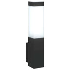 Outdoor Wall Light 2 pcs Black 10.5 x 6 x 33 cm
