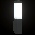 Outdoor Wall Light 2 pcs Black 10.5 x 6 x 33 cm