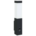 Outdoor Wall Light Black 10.5 x 6 x 33 cm
