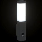 Outdoor Wall Light Black 10.5 x 6 x 33 cm