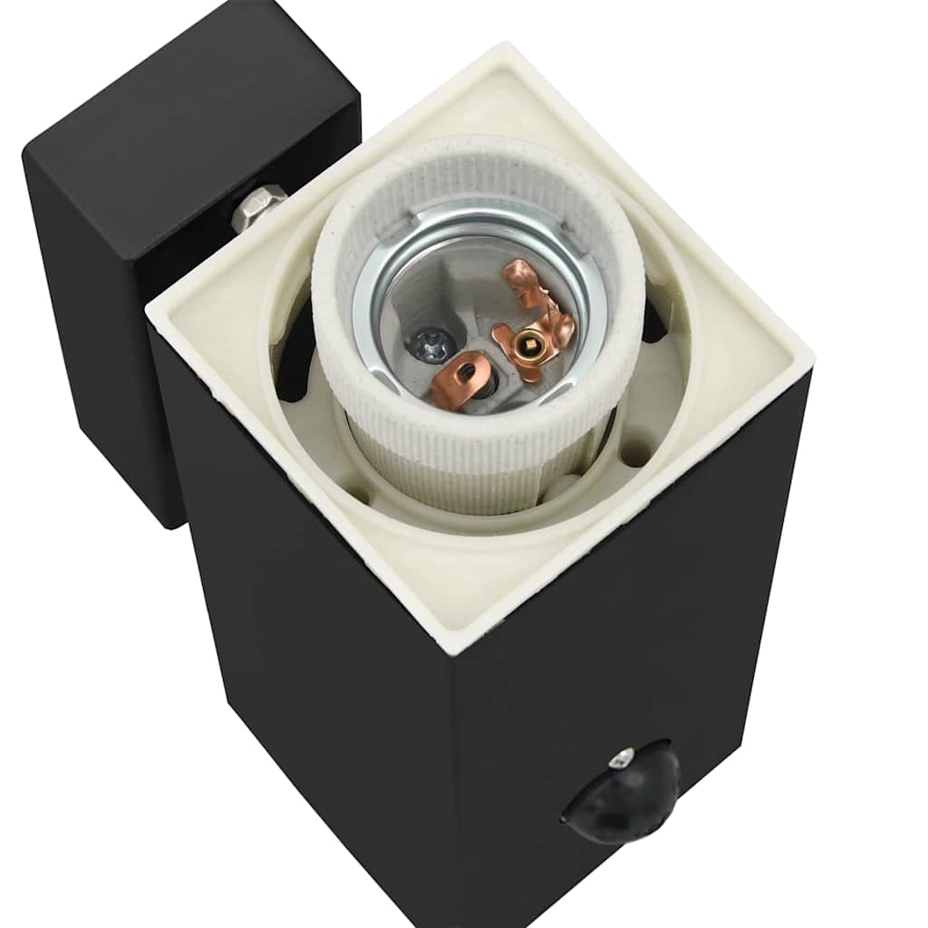 Outdoor Wall Light 2 pcs Black 10.5 x 6 x 33 cm