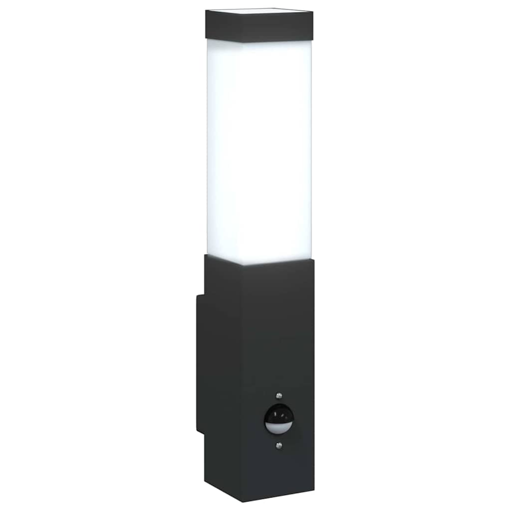 Outdoor Wall Light 2 pcs Black 10.5 x 6 x 33 cm