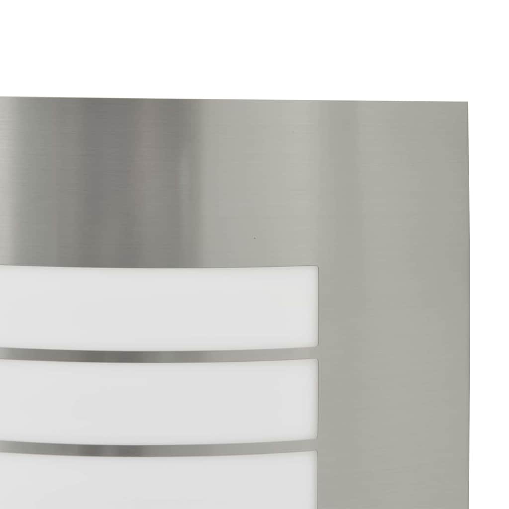 Outdoor Wall Light Silver 23.5 x 9 x 26 cm