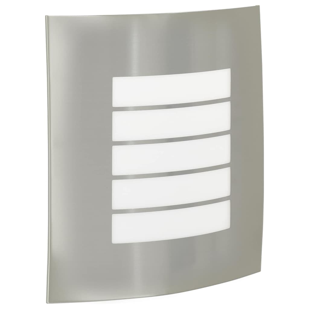 Outdoor Wall Light 2 pcs Silver 23.5 x 9 x 26 cm