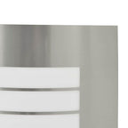 Outdoor Wall Light Silver 23.5 x 9 x 26 cm