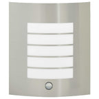 Outdoor Wall Light Silver 23.5 x 9 x 26 cm