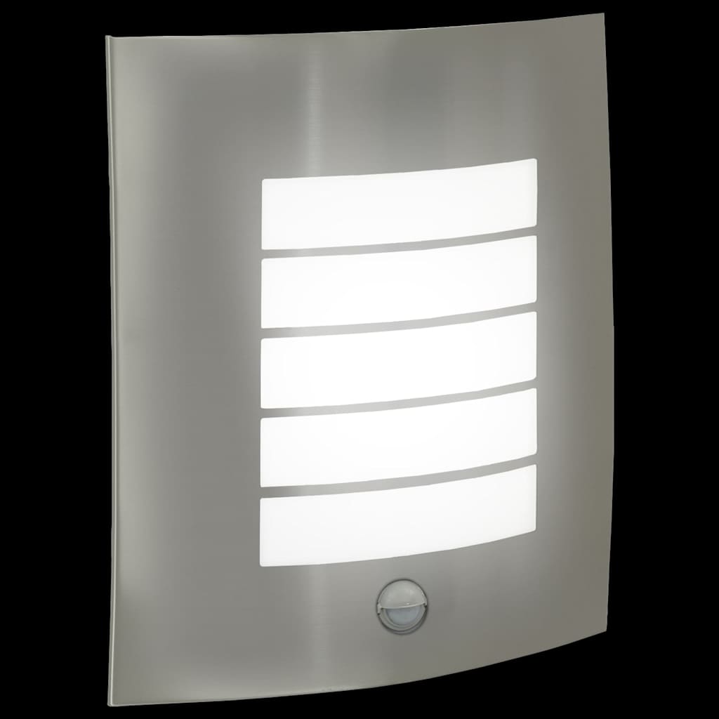 Outdoor Wall Light Silver 23.5 x 9 x 26 cm