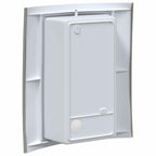 Outdoor Wall Light 2 pcs Silver 23.5 x 9 x 26 cm