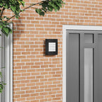 Outdoor Wall Light Black 23.5 x 9 x 26 cm