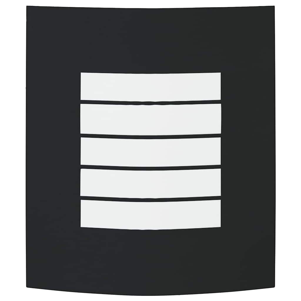 Outdoor Wall Light 2 pcs Black 23.5 x 9 x 26 cm