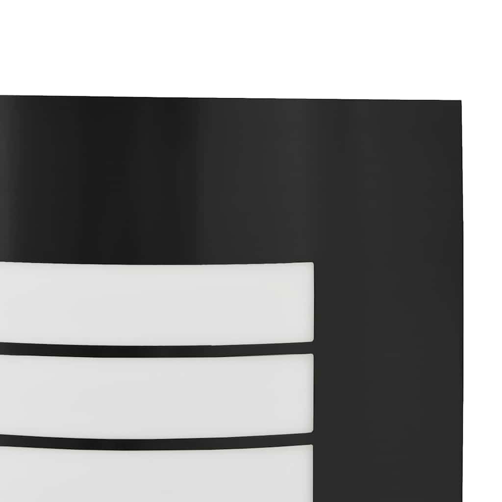 Outdoor Wall Light Black 23.5 x 9 x 26 cm