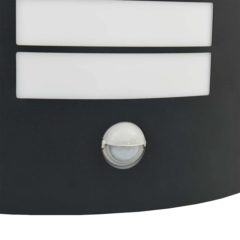 Outdoor Wall Light Black 23.5 x 9 x 26 cm