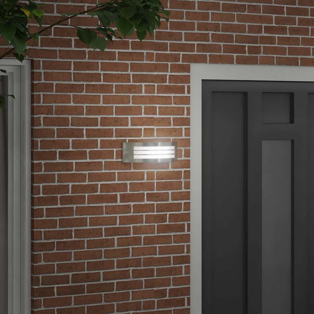Outdoor Wall Light Silver 32 x 10 x 10 cm