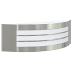 Outdoor Wall Light Silver 32 x 10 x 10 cm