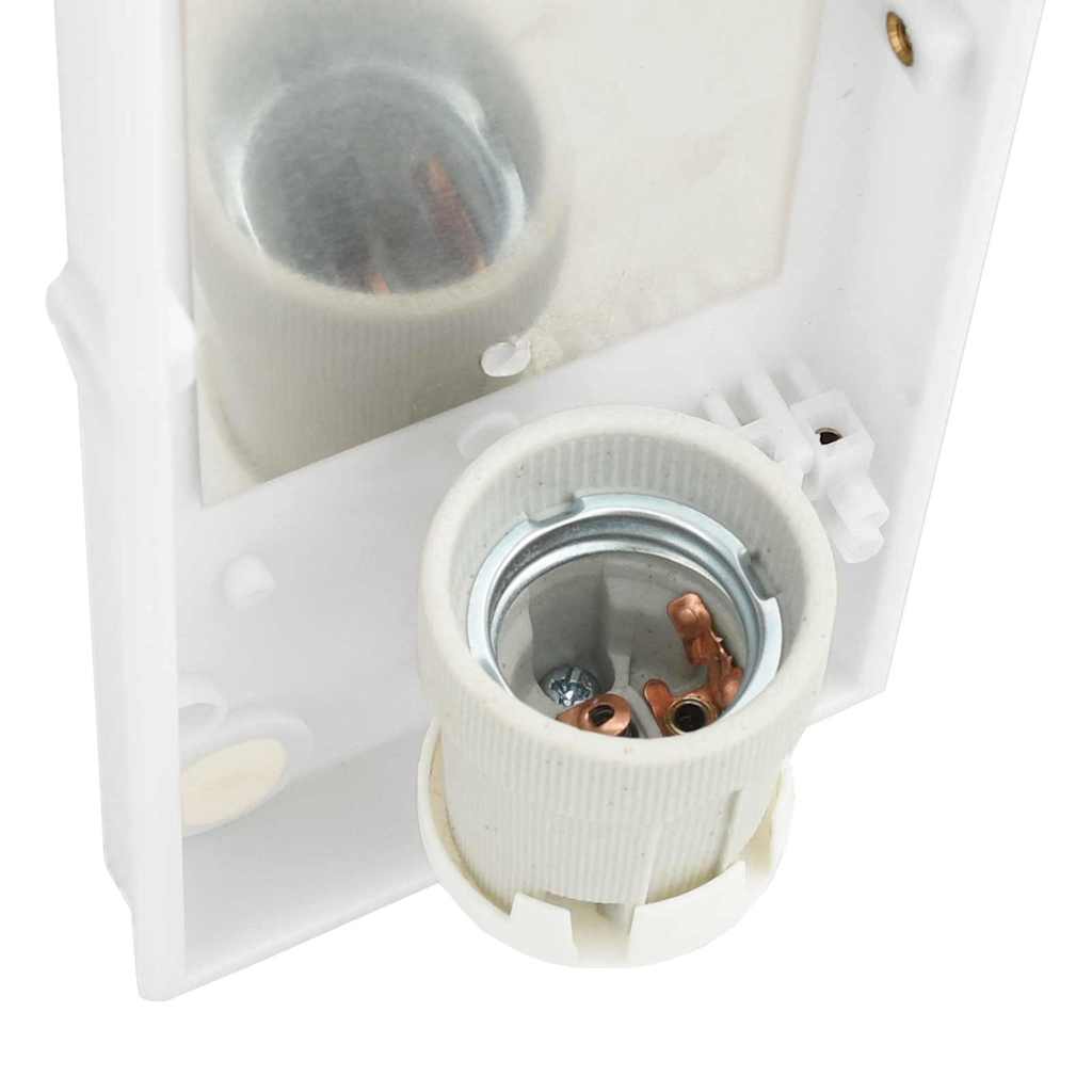 Outdoor Wall Light 2 pcs Silver 32 x 10 x 10 cm