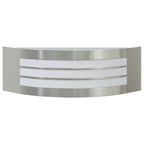 Outdoor Wall Light 2 pcs Silver 32 x 10 x 10 cm