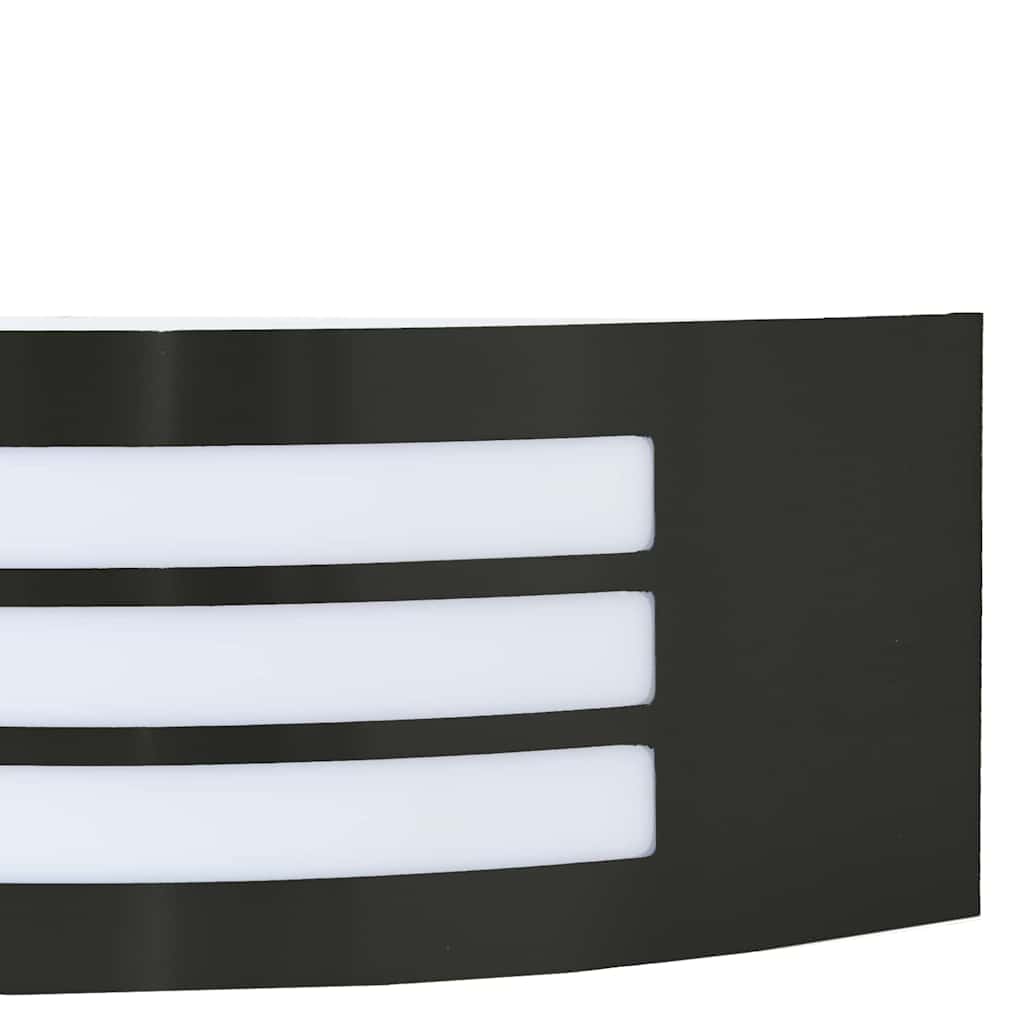 Outdoor Wall Light 2 pcs Black 32 x 10 x 10 cm