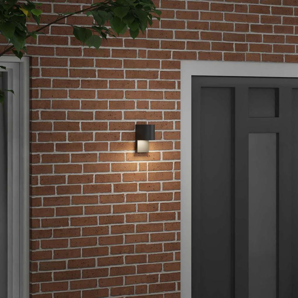 Outdoor Wall Light Black 12 x 7 x 15 cm Stainless Steel