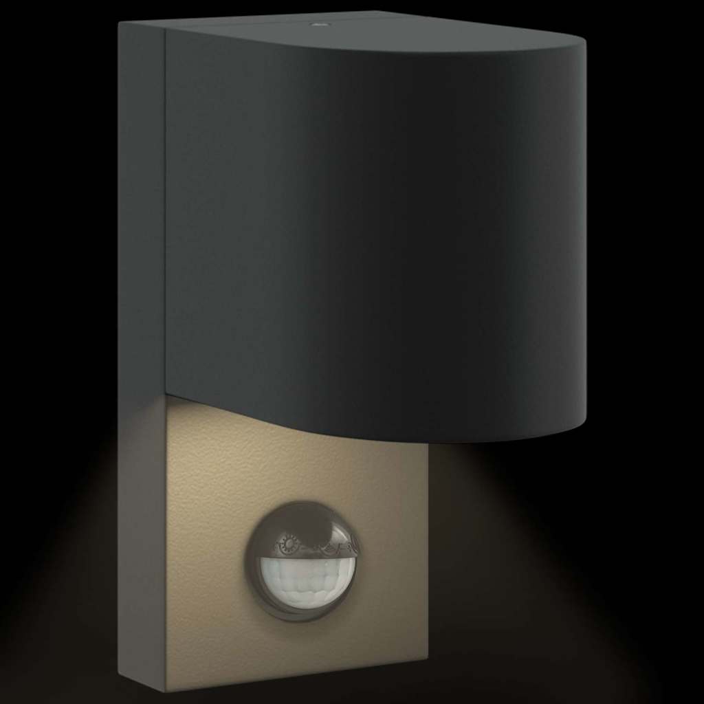 Outdoor Wall Light Black 12 x 7 x 15 cm Stainless Steel