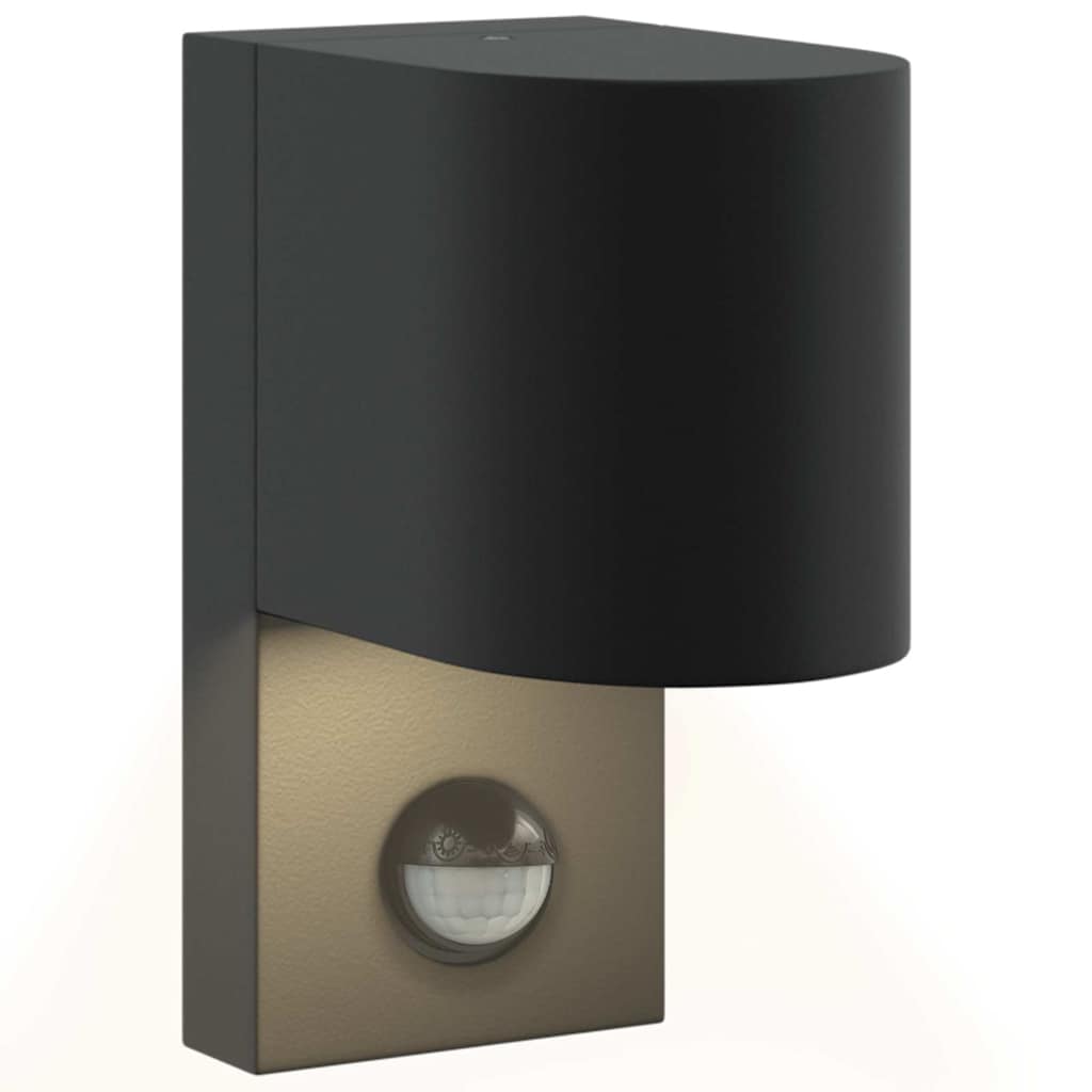 Outdoor Wall Light 2 pcs Black 12 x 7 x 15 cm Stainless Steel