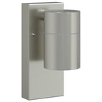 Outdoor Wall Light Silver 6.5 x 10.5 x 16 cm
