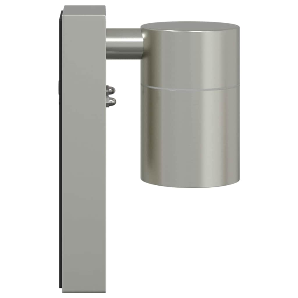 Outdoor Wall Light Silver 6.5 x 10.5 x 16 cm