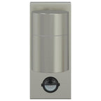 Outdoor Wall Light 2 pcs Silver 6.5 x 10.5 x 16 cm
