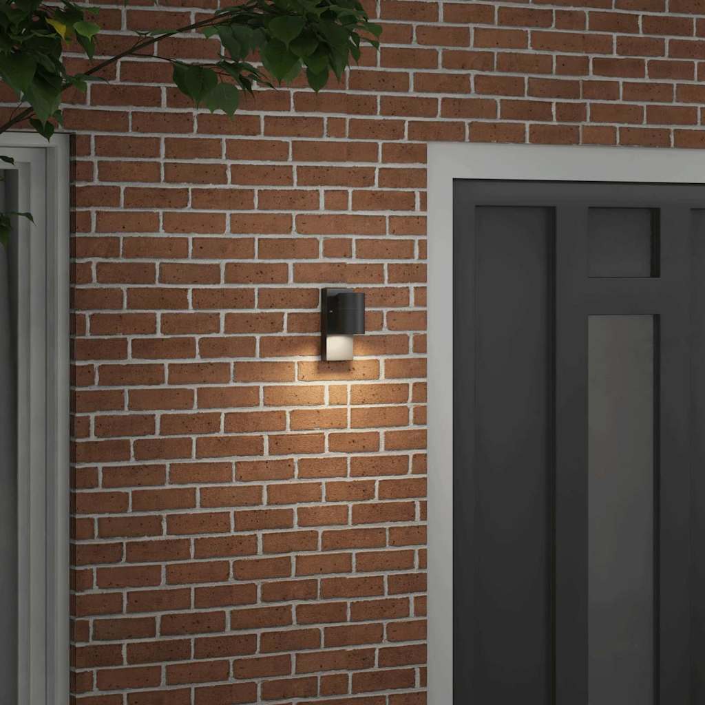 Outdoor Wall Light Black 6.5 x 10.5 x 16 cm