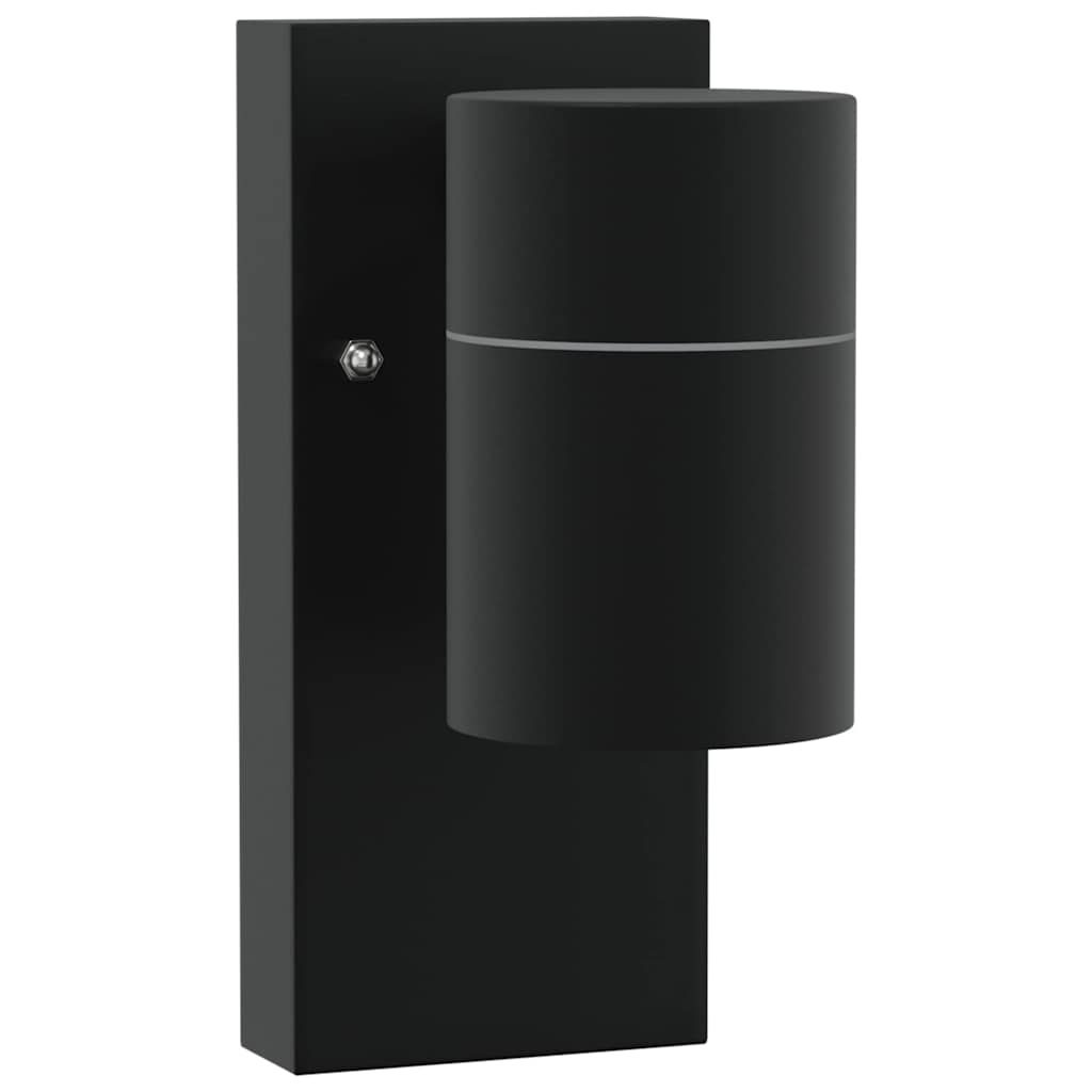 Outdoor Wall Light Black 6.5 x 10.5 x 16 cm