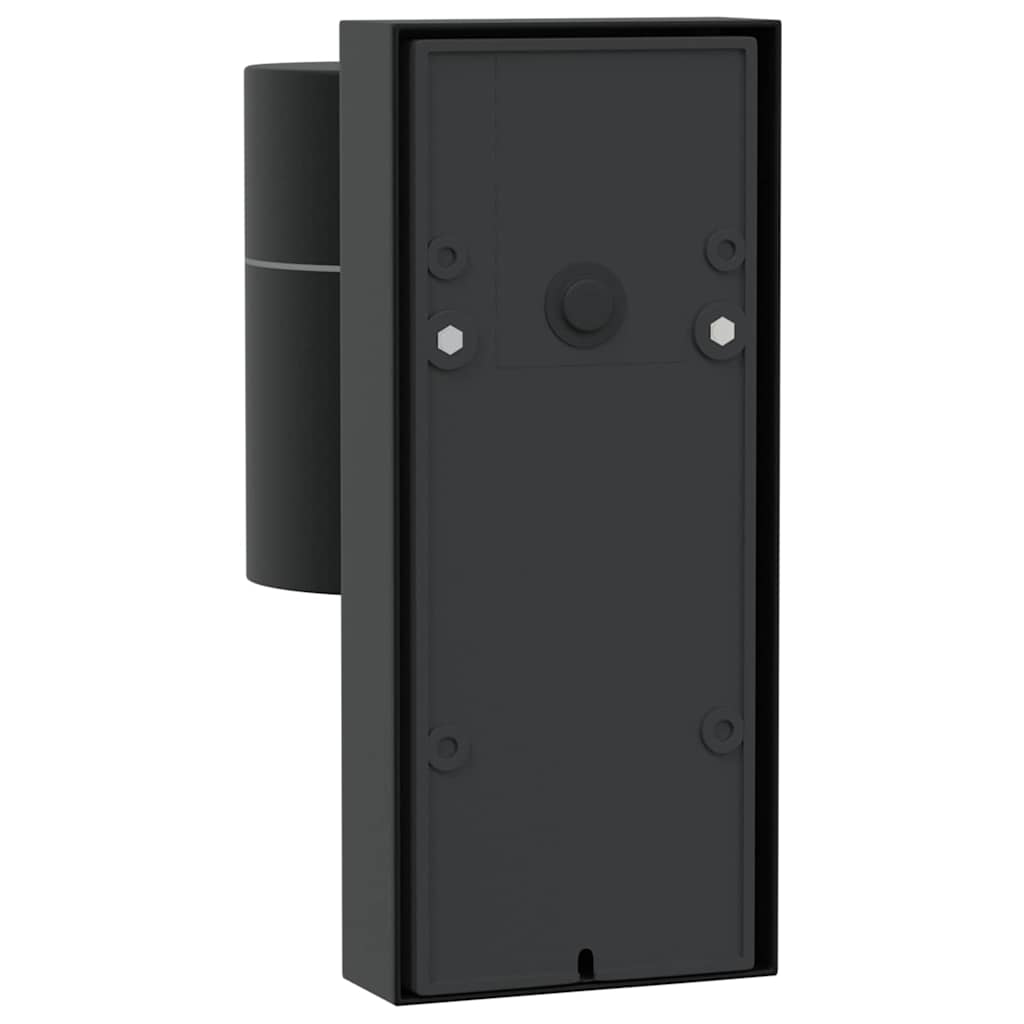 Outdoor Wall Light Black 6.5 x 10.5 x 16 cm