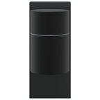 Outdoor Wall Light 2 pcs Black 6.5 x 10.5 x 16 cm