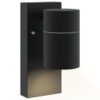 Outdoor Wall Light 2 pcs Black 6.5 x 10.5 x 16 cm