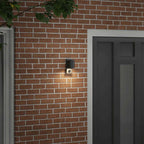 Outdoor Wall Light Black 6.5 x 10.5 x 16 cm